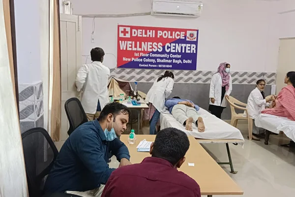 Health Camps in Delhi Police Wellness Centre